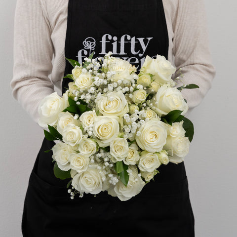 Classic White Diy Flower Kit Other - Image