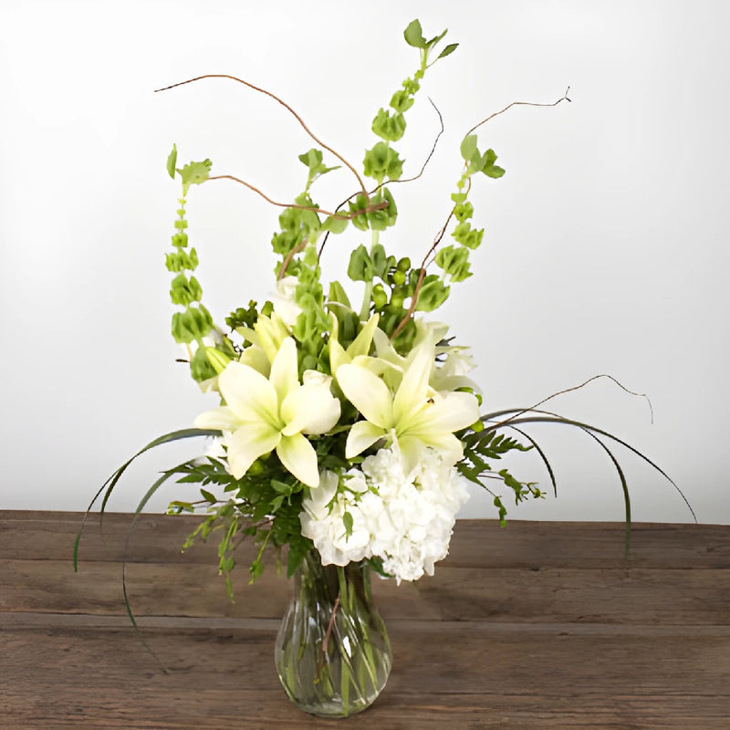 Polished White DIY Flower Design Class Kit