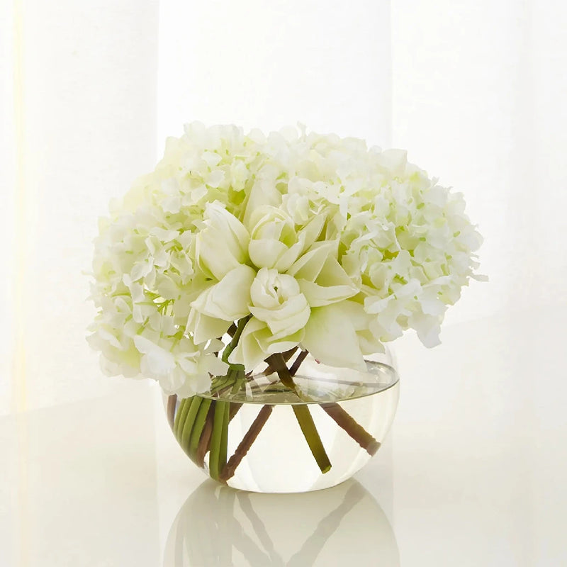 Clear Bubble Vase Stem - Image