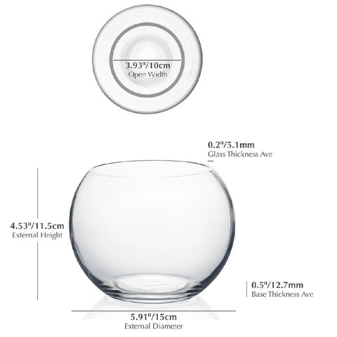 Clear Bubble Vase Vase - Image