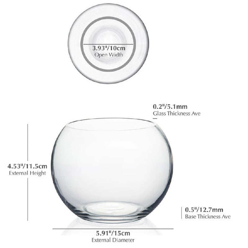 Clear Bubble Vase Vase - Image