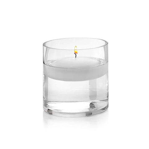 Clear Cylinder Vase Close Up - Image