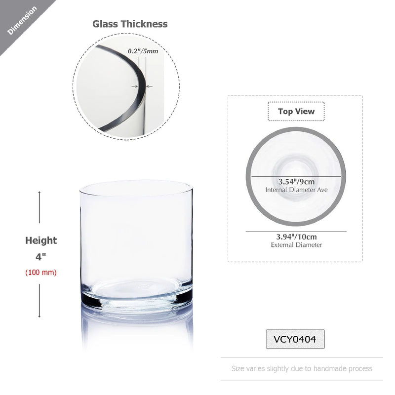 Clear Cylinder Vase - Image