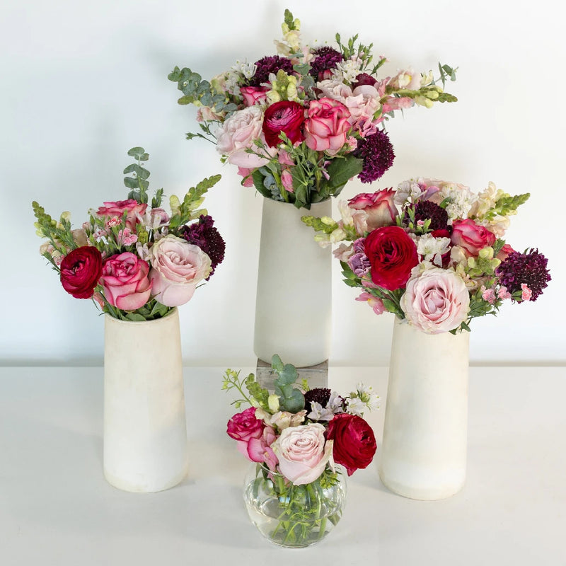 Cloud Wine Flower Centerpiece Close Up - Image