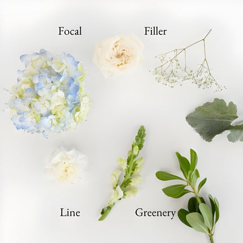 Coastal Vibes Bouquet Bar Flower Kit Stem - Image