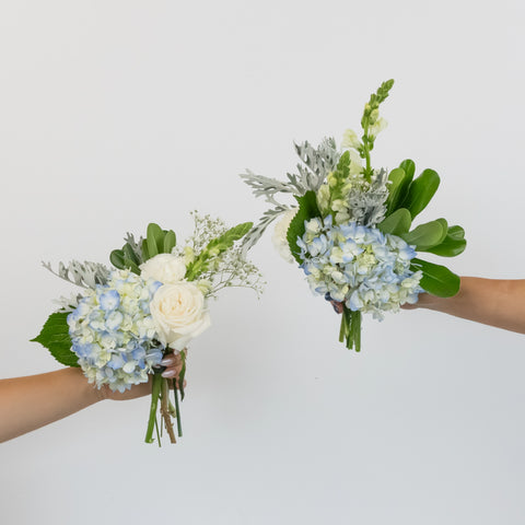 Coastal Vibes Bouquet Bar Flower Kit Vase - Image