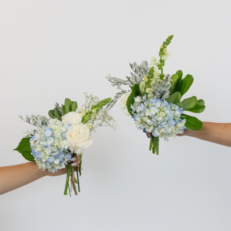 Coastal Vibes Bouquet Bar Flower Kit Vase - Image