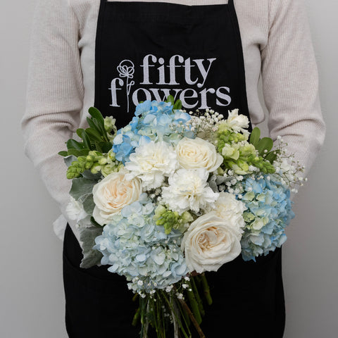 Coastal Vibes Flower Centerpiece Apron - Image