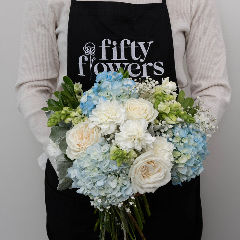 Coastal Vibes Flower Centerpiece Apron - Image