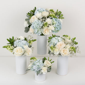 Coastal Vibes Flower Centerpiece Close Up - Image