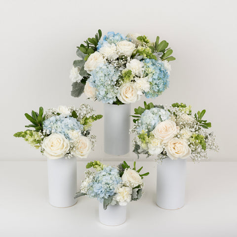 Coastal Vibes Flower Centerpiece Close Up - Image