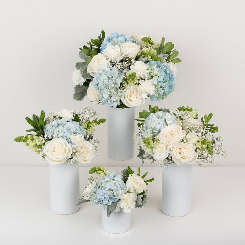 Coastal Vibes Flower Centerpiece Close Up - Image
