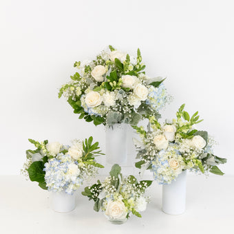 Coastal Vibes Flower Centerpiece Close Up - Image