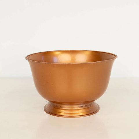 Copper Flower Bowl Close Up - Image