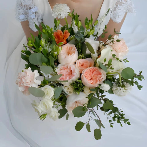 Coral Blossom Wedding Collection Hand - Image