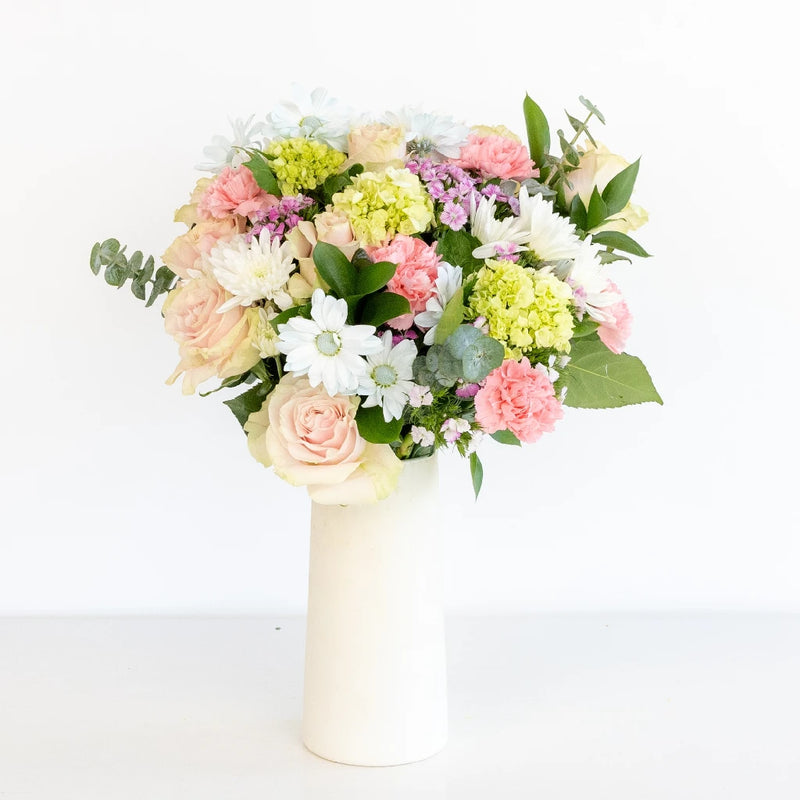 Cotton Candy Flower Bouquet Vase - Image
