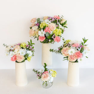 Cotton Candy Flower Centerpieces Hand - Image