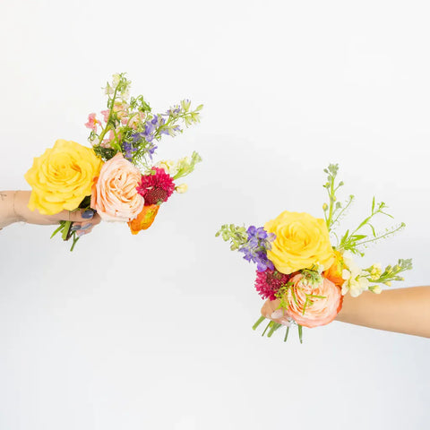 Country Charm Bouquet Bar Flower Kit Vase - Image