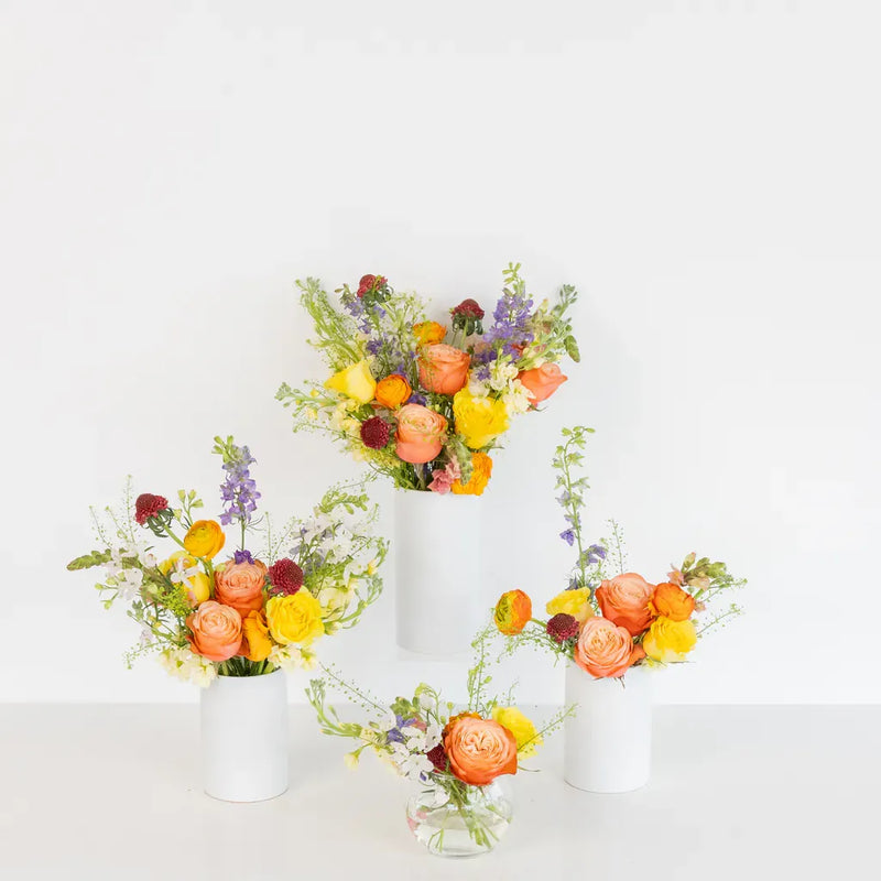 Country Charm Flower Centerpiece Vase - Image