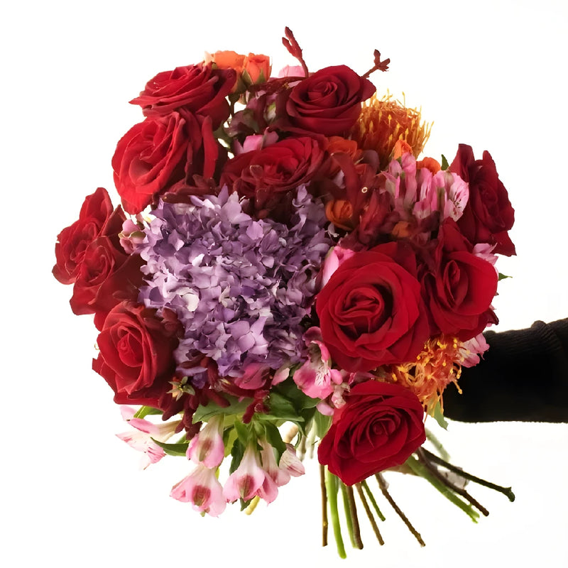 Crown Jewel Valentines Day Flower Arrangement Hand - Image