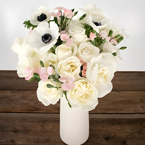 Cupids Arrow Fresh Flower Arrangement Close Up - Image