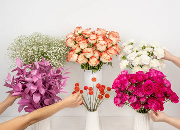 Cupid's Flirty Pink Flower Bouquet Bar Close Up - Image