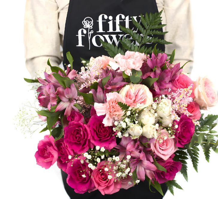 Delightfully Pink Wedding Diy Combo Apron - Image