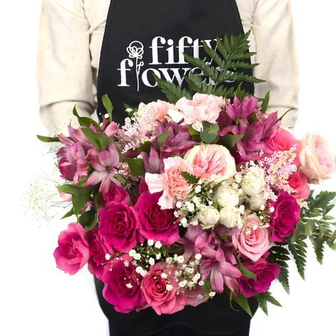 Delightfully Pink Wedding Diy Combo Apron - Image