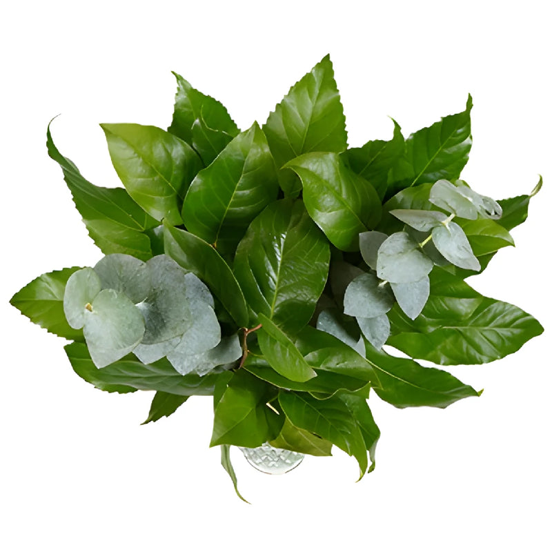 Eucalyptus and Salal Greenery Centerpieces