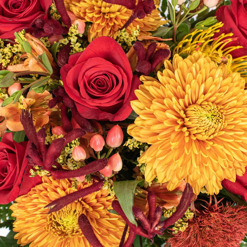 Cinnamon Twist Wedding Flowers Close Up
