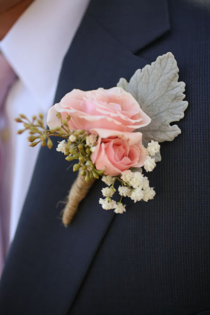 Soft Pink and Sage Green Wedding Flowers