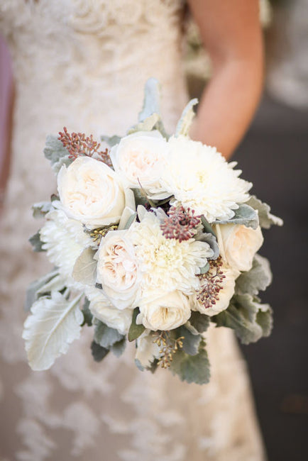 Soft Pink and Sage Green Wedding Flowers