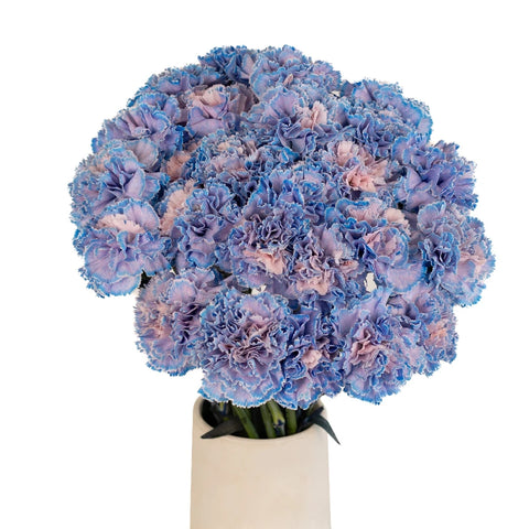 Dusty Blue Wedding Flower Carnation Vase - Image