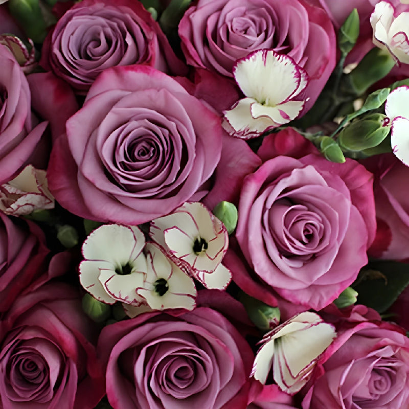 Glitter Purple Roses - Nationwide – Lex&Roses