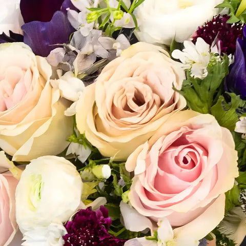 Enchanted Rose Flower Centerpiece Close Up - Image