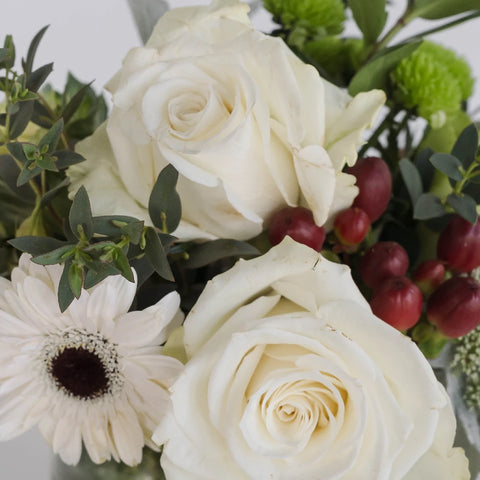 Enchanted White Event Decorative Flower Arrangement Hand - Image