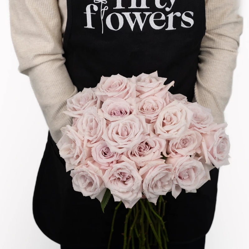Esther Light Pink Roses Apron - Image