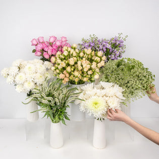 Ethereal Gardens Bouquet Bar Flower Kit Close Up - Image