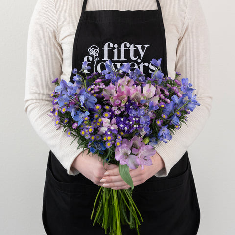Evening Magic Flower Centerpiece Apron - Image