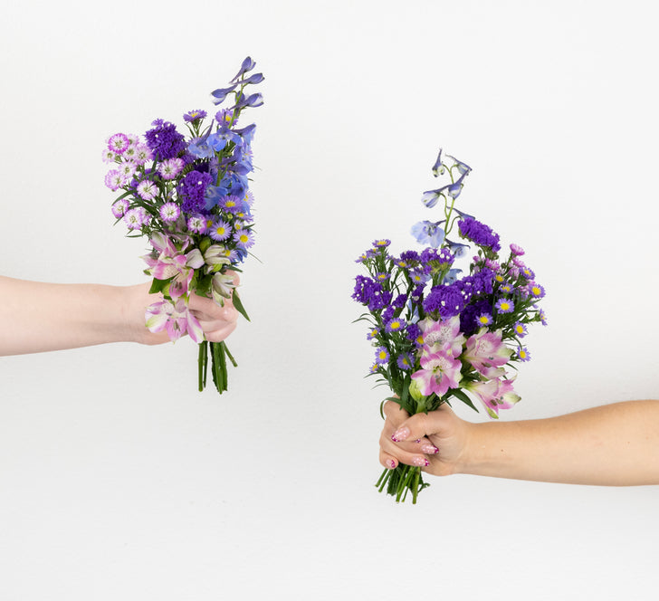 Evening Sun Bouquet Bar Flower Kit Vase - Image