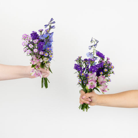 Evening Sun Bouquet Bar Flower Kit Vase - Image