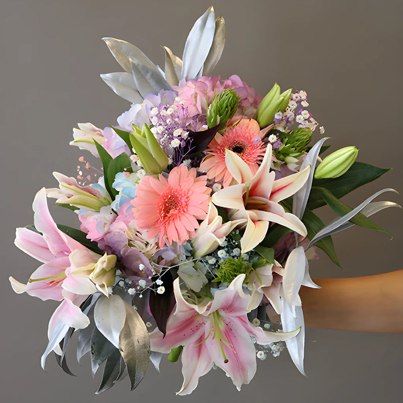 Fairy Pink Flower in Hand