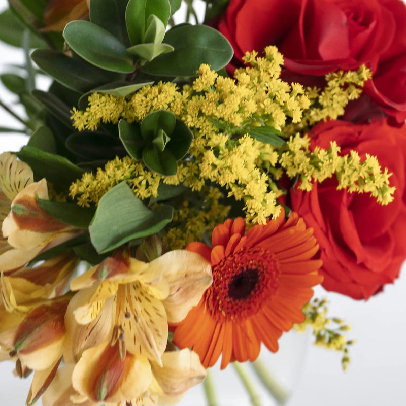 Fall Into Fresh Flowers Mini Bouquet Hand - Image