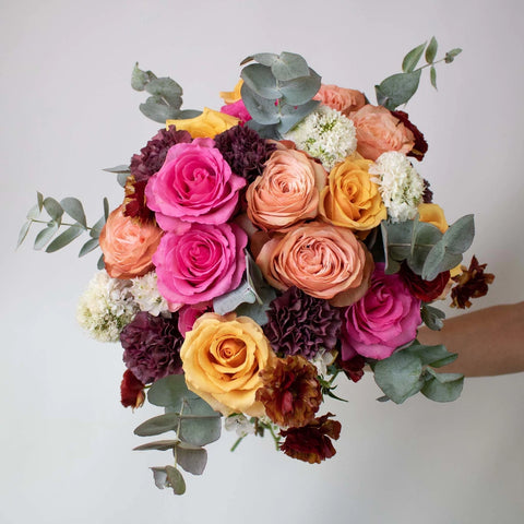 Fall Maple DiY Flower Kit in Hand