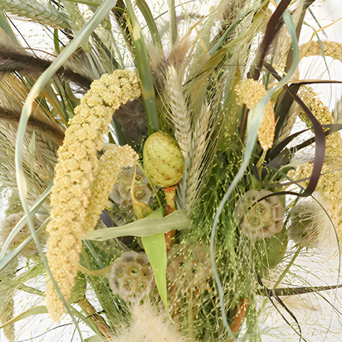 Fall Ornamental Grass DIY Flower Kit In a Vase