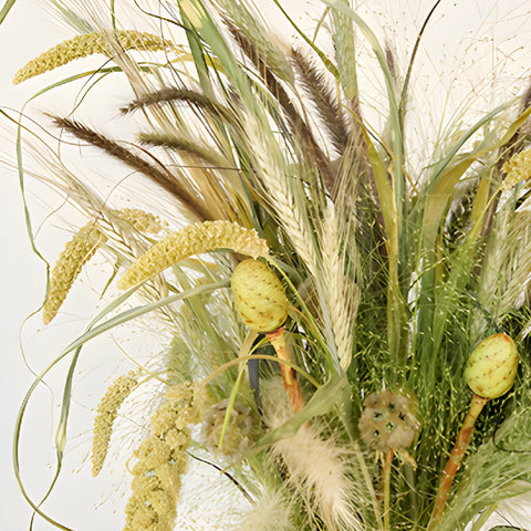 Fall Ornamental Grass DIY Flower Kit Up Close