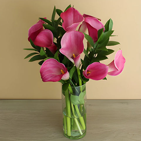 Purpleberry Mini Calla Lily Centerpieces