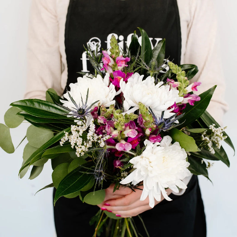 Farmhouse Style Diy Flowers Apron - Image