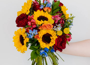 Festival Fresh Flower Arrangements Close Up - Image