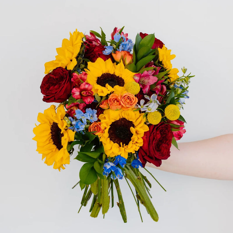 Festival Fresh Flower Mix Centerpiece Hand - Image